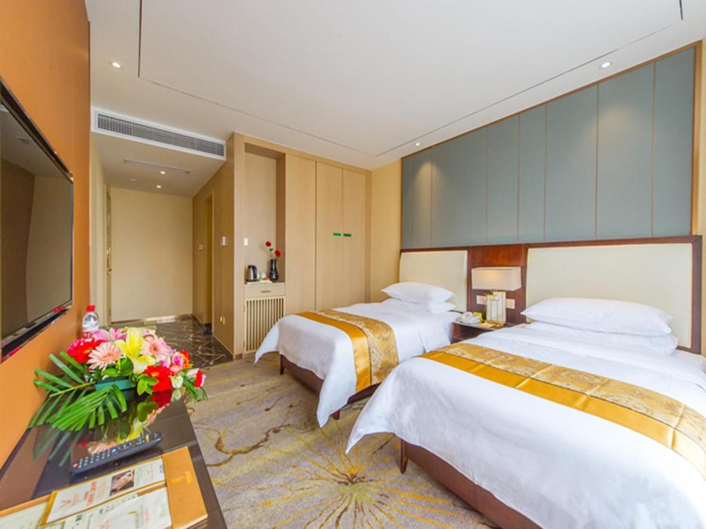 Vienna International Hotel Diecai Wanda High Speed ​​Rail Station Guilin Exterior foto